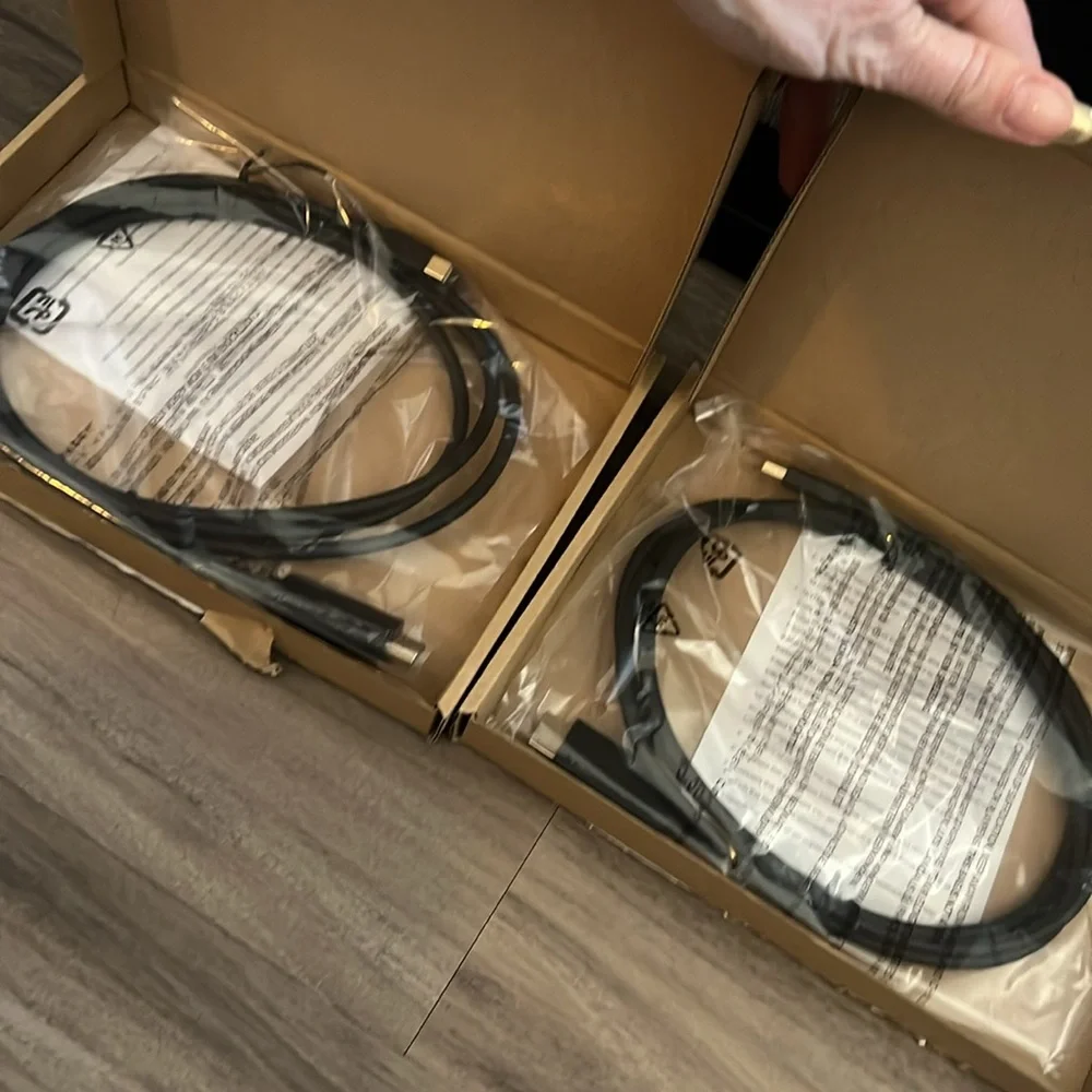 NEW - set of TWO - Amazon Basics Mini DisplayPort Male to HDMI Male Cable, 1080p
